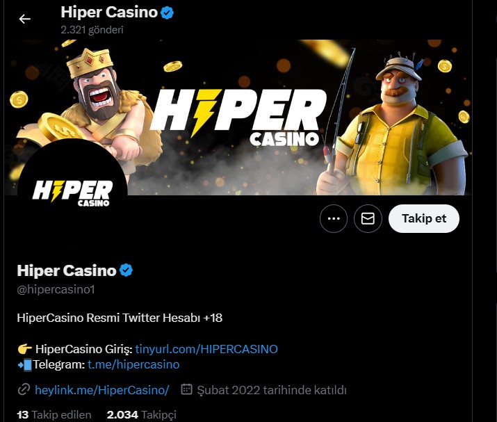 Hipercasino Twitter